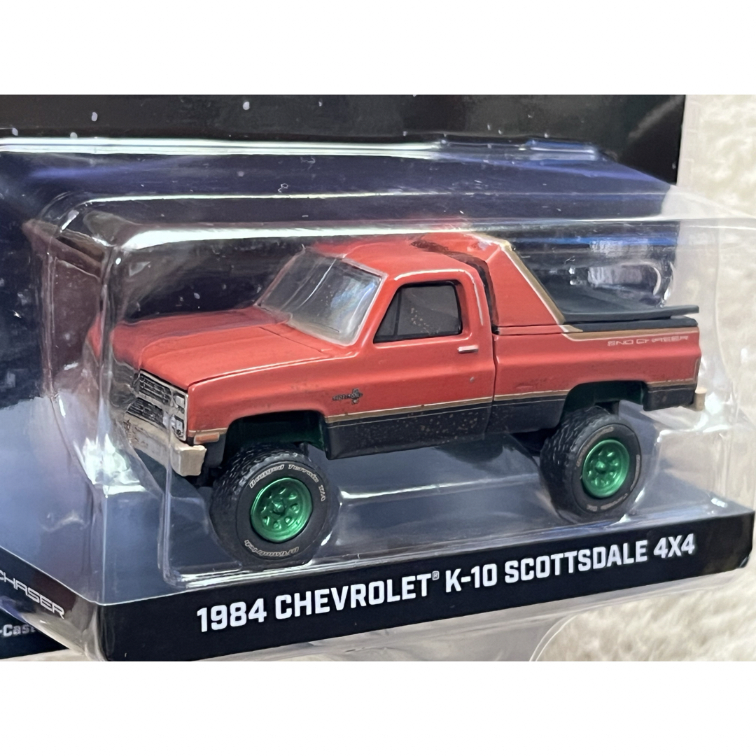 Chevrolet(シボレー)の1/64 グリーンライト シボレー K-10 スコッツデール グリーンマシーン エンタメ/ホビーのおもちゃ/ぬいぐるみ(ミニカー)の商品写真