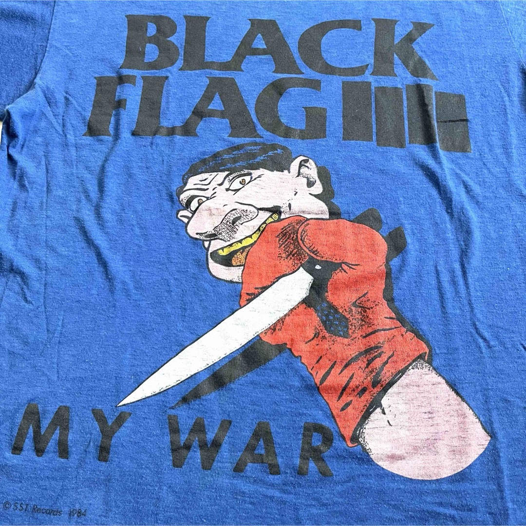 BLACK FLAG ブラックフラッグ 80年代ヴィンテージ Tシャツ メンズのトップス(Tシャツ/カットソー(半袖/袖なし))の商品写真