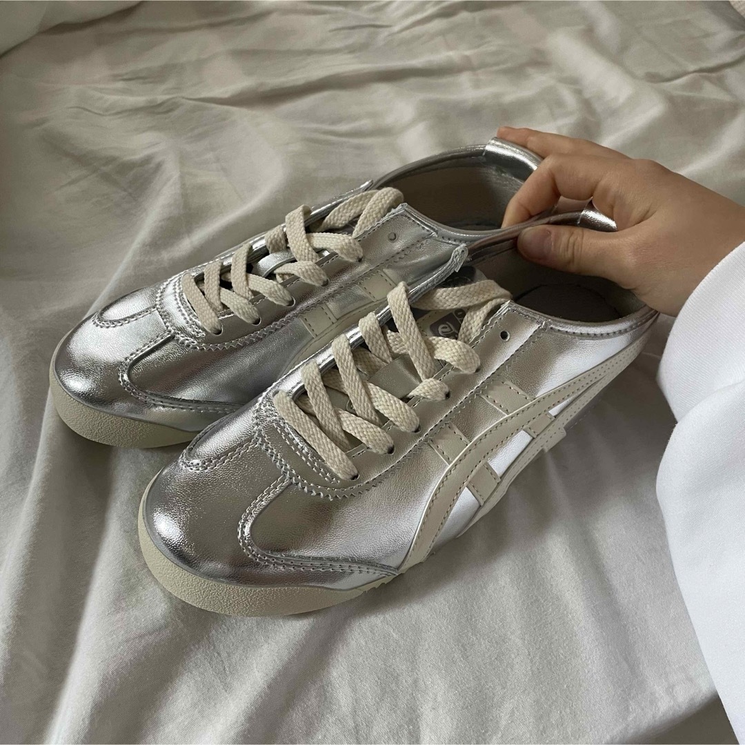 Onitsuka Tiger - 即日発送 オニツカタイガー シルバー メキシコ Onitsuka Tiger - 即日発送 オニツカタイガー シルバー メキシコ