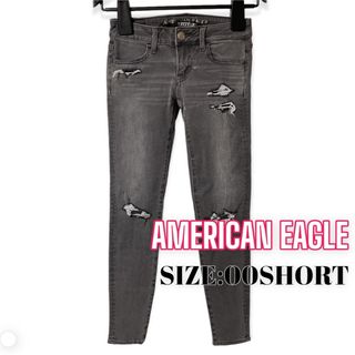 アメリカンイーグル(American Eagle)のAMERICANEAGLE ♥ スーパーストレッチ ダメージ スキニーデニム(デニム/ジーンズ)