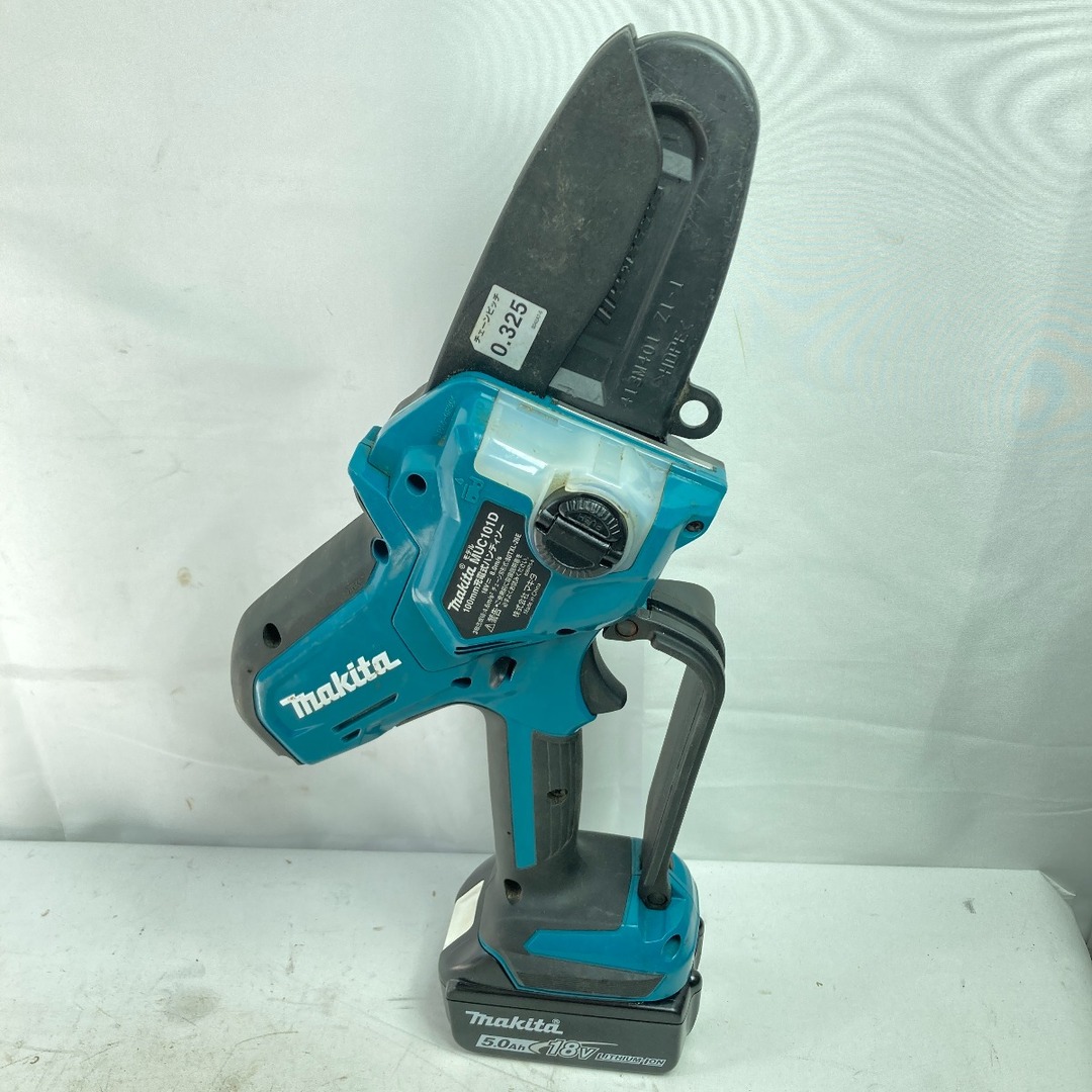 Makita(マキタ)の＊＊MAKITA マキタ 18V 100mm 充電式ハンディソー バッテリ1個付属 ※充電器なし MUC101D ブルー インテリア/住まい/日用品のインテリア/住まい/日用品 その他(その他)の商品写真