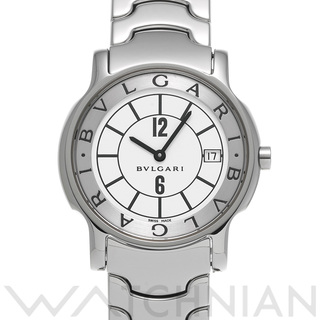 ブルガリ(BVLGARI)の中古 ブルガリ BVLGARI ST35S ホワイト メンズ 腕時計(腕時計(アナログ))
