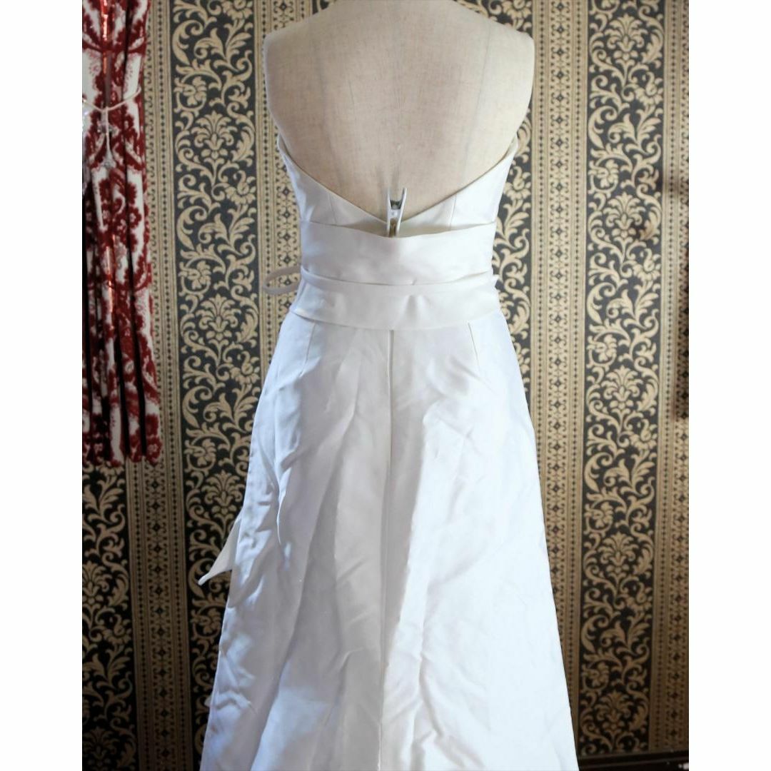 超高級アントニオリーヴァAntonioRivaシルクウェディングドレス9号38 レディースのフォーマル/ドレス(ウェディングドレス)の商品写真