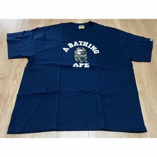 アベイシングエイプ(A BATHING APE)のA BATHING APE カレッジロゴ 3xl エイプ bape (Tシャツ/カットソー(半袖/袖なし))