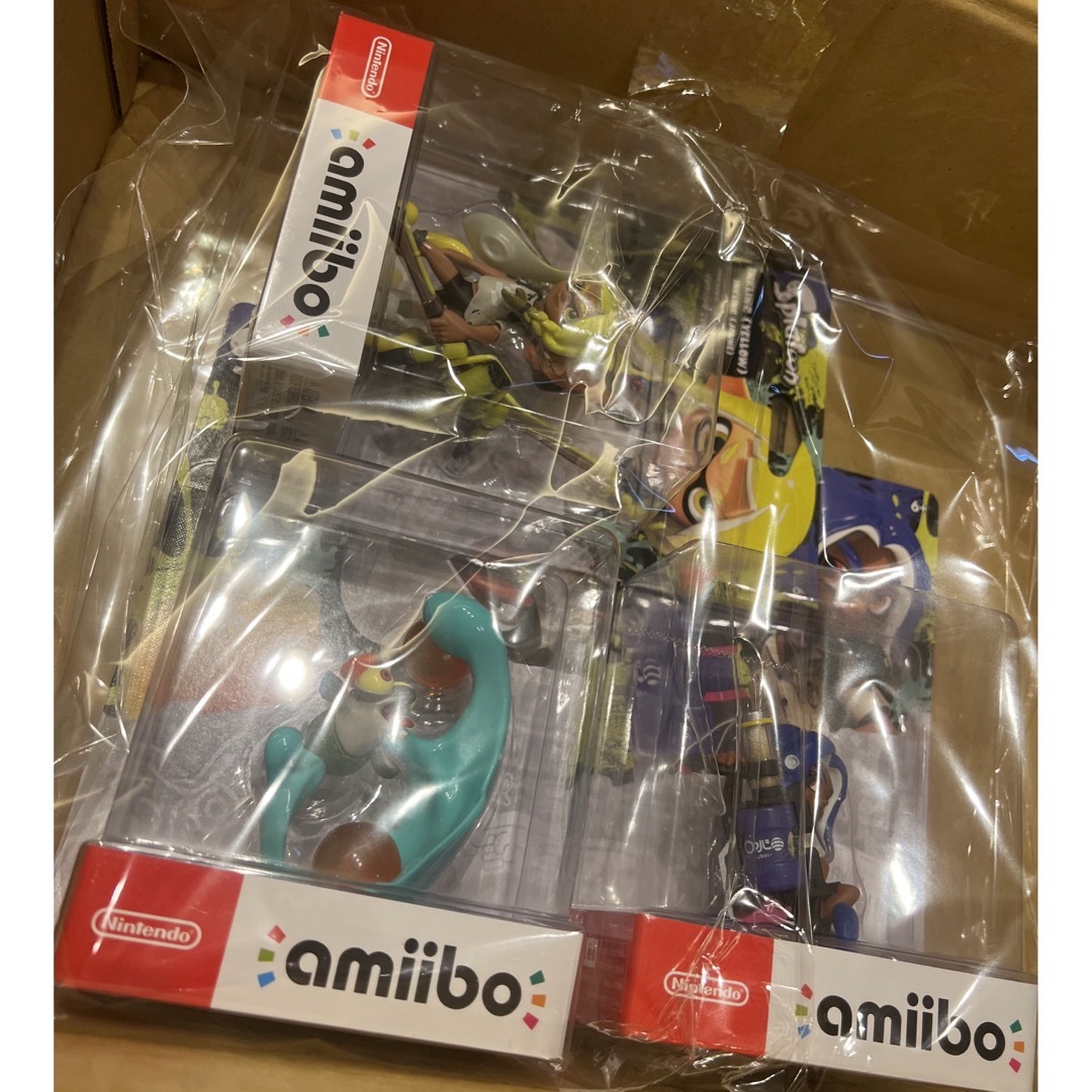 Nintendo Switch(ニンテンドースイッチ)の新品スプラトゥーン3 amiibo 3個セット エンタメ/ホビーのフィギュア(ゲームキャラクター)の商品写真
