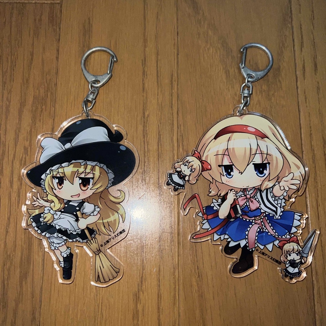 東方project アクリルキーホルダー　2個セット エンタメ/ホビーのアニメグッズ(キーホルダー)の商品写真