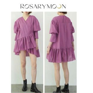 ロザリームーン(Rosary moon)の定価21,780円✨ロザリームーン Fril hem tunic(シャツ/ブラウス(長袖/七分))