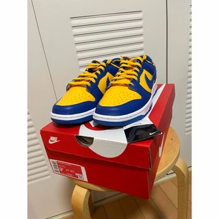 ナイキ(NIKE)のNIKE DUNK LOW Blue Jay and Uni Gold/UCLA(スニーカー)