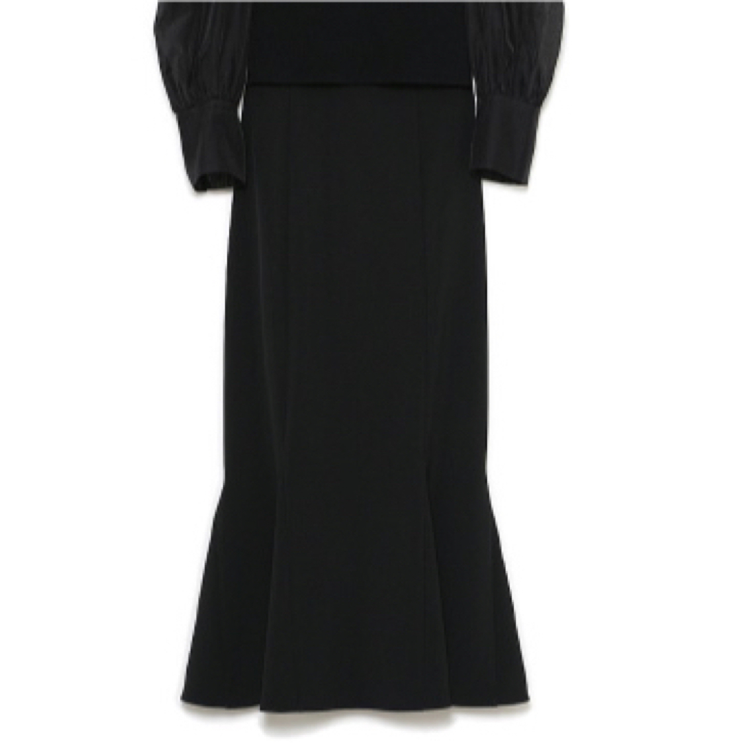 FRAY I.D(フレイアイディー)のfrayid フレイアイディー　マーメイドスカート　ブラック　黒 レディースのスカート(ロングスカート)の商品写真