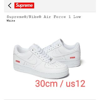 シュプリーム(Supreme)のSupreme Nike Air Force 1 Low 30cm / us12(スニーカー)