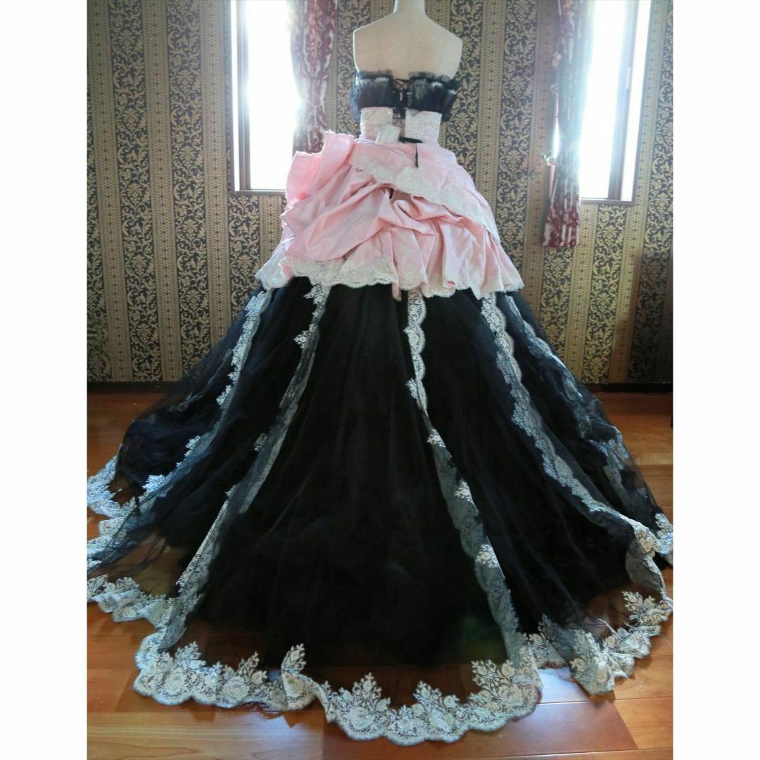 ルージュドベニ高級ウエディングドレス9号11号13号M~LLサイズカラードレス レディースのフォーマル/ドレス(ウェディングドレス)の商品写真