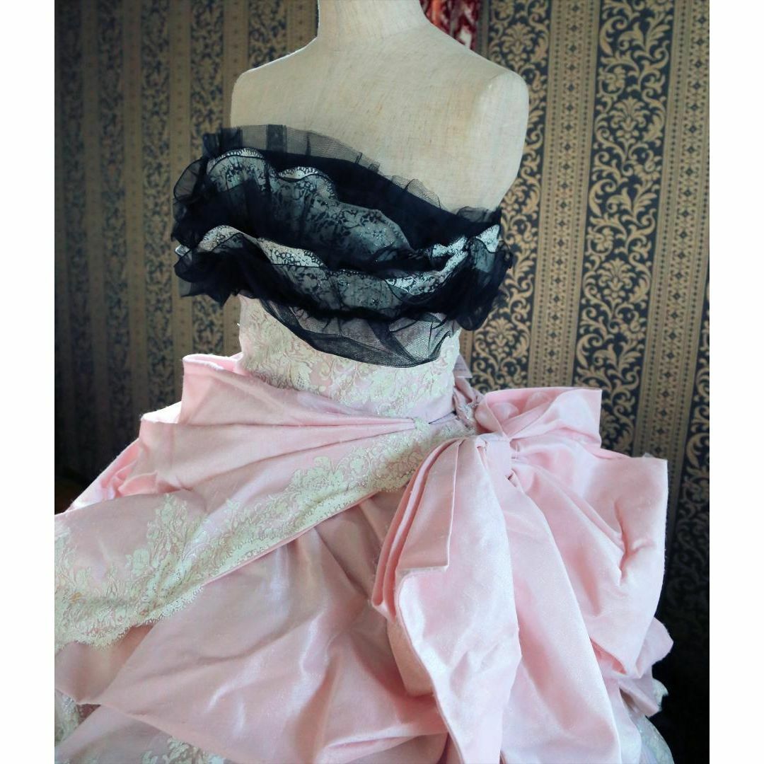 ルージュドベニ高級ウエディングドレス9号11号13号M~LLサイズカラードレス レディースのフォーマル/ドレス(ウェディングドレス)の商品写真