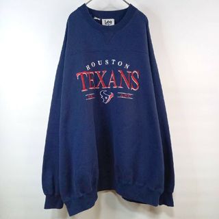 リー(Lee)のリー　スポーツ　NFL　スウェット　トレーナー　オーバーサイズ　刺繍　紺　XXL(スウェット)