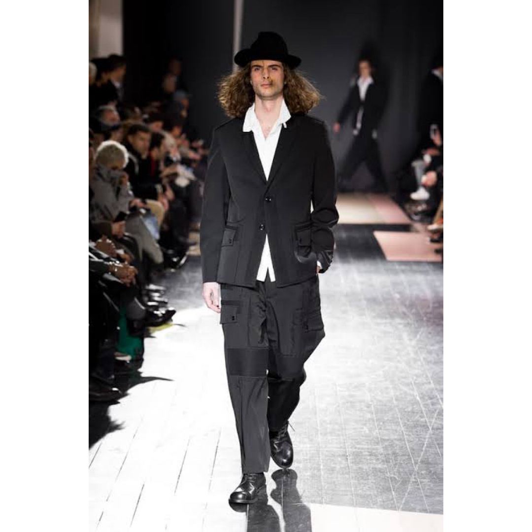 Yohji Yamamoto POUR HOMME(ヨウジヤマモトプールオム)の黒の衝撃 名作 2015aw ヨウジヤマモト 15aw 3重断ち切りセットアップ メンズのスーツ(セットアップ)の商品写真