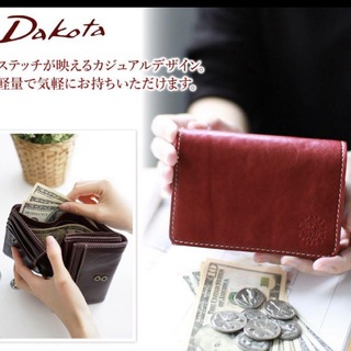 ダコタ(Dakota)のDakota ダコタ フォンス 小銭入れ付き二つ折り財布 (財布)