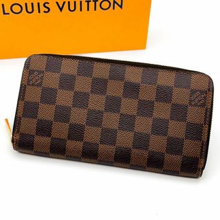 ルイヴィトン(LOUIS VUITTON)の【極美品】ルイヴィトン ダミエ ジッピーウォレット ラウンドファスナー 長財布(財布)