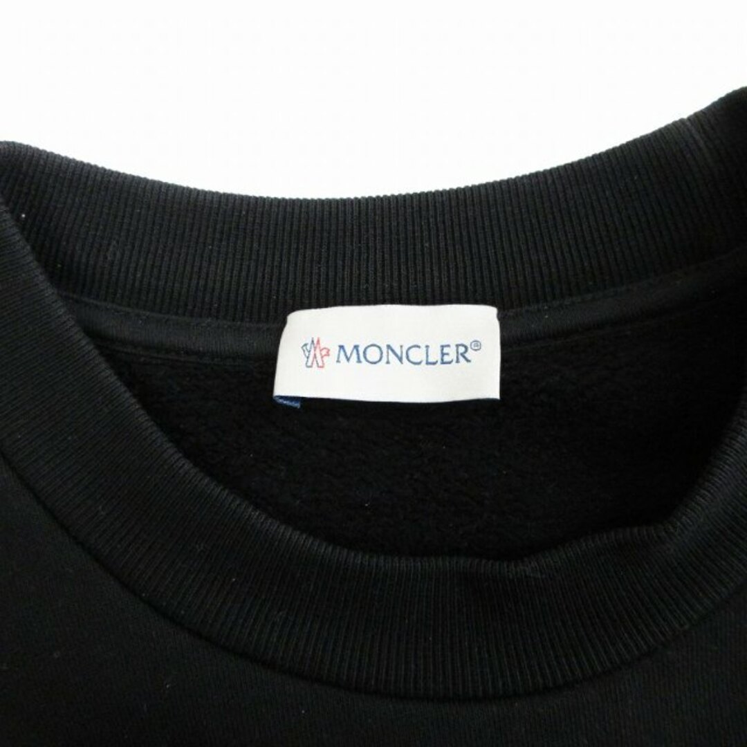 MONCLER(モンクレール)のモンクレール 22AW SWEATSHIRT スウェット 黒 XL ■SM1 メンズのトップス(スウェット)の商品写真