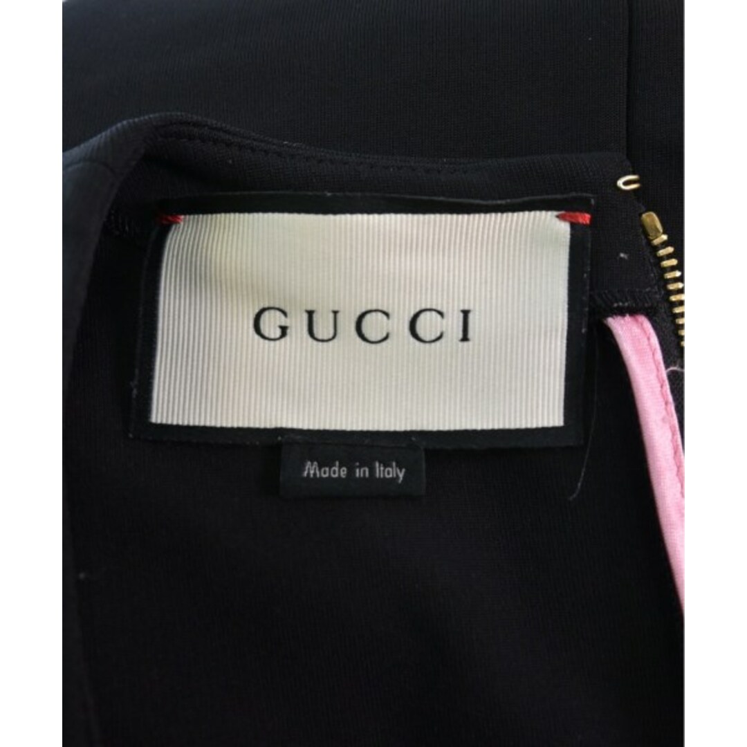 Gucci(グッチ)のGUCCI グッチ ワンピース S 黒 【古着】【中古】 レディースのワンピース(ひざ丈ワンピース)の商品写真