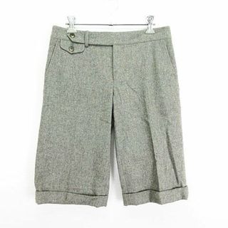 ラルフローレン パンツ ハーフ ロールアップ ウール混 カシミヤ混 7 グレー