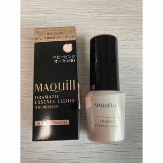 マキアージュ(MAQuillAGE)のマキアージュ ドラマティックエッセンスリキッド ベビーピンクオークル00(25m(ファンデーション)