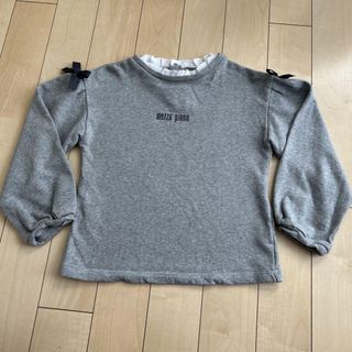 メゾピアノ(mezzo piano)のmezzo pianoメゾピアノ トレーナー　140 美品(Tシャツ/カットソー)