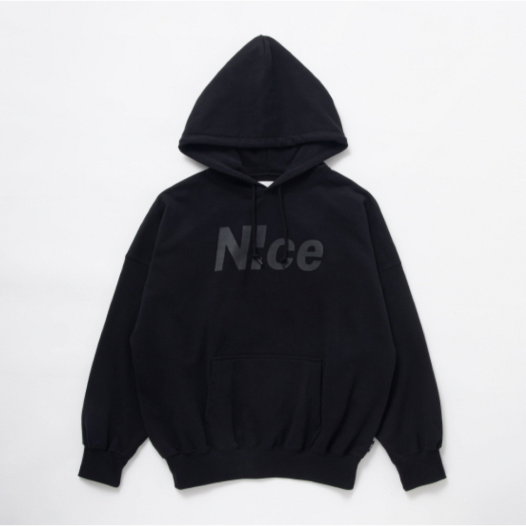 TTT_MSW(ティー)の西洸人 N!ce hoodie ブラック メンズのトップス(パーカー)の商品写真