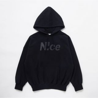 ティー(TTT_MSW)の西洸人 N!ce hoodie ブラック(パーカー)