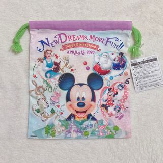 ディズニー(Disney)のディズニー　新エリア　巾着(キャラクターグッズ)