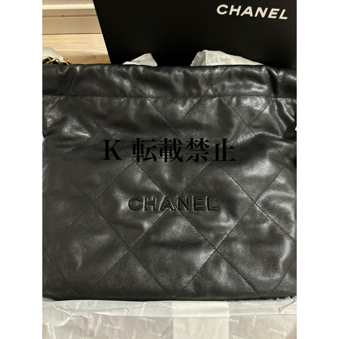 CHANEL(シャネル)の【入手困難】CHANEL シャネル　22 ハンドバッグ　ホーボー　キャビアスキン レディースのバッグ(ハンドバッグ)の商品写真