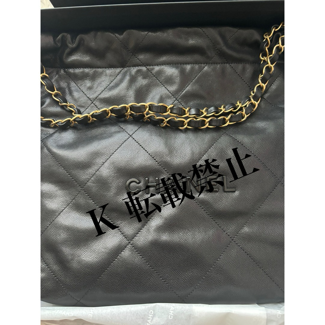 CHANEL(シャネル)の【入手困難】CHANEL シャネル　22 ハンドバッグ　ホーボー　キャビアスキン レディースのバッグ(ハンドバッグ)の商品写真