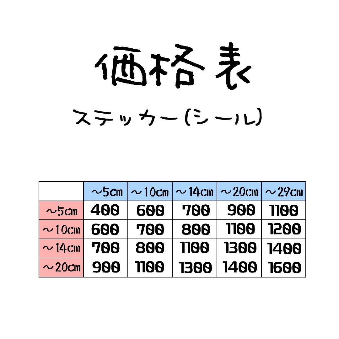 【オーダーメイド】ステッカー(シール)【オリジナル作成します】 その他のその他(オーダーメイド)の商品写真