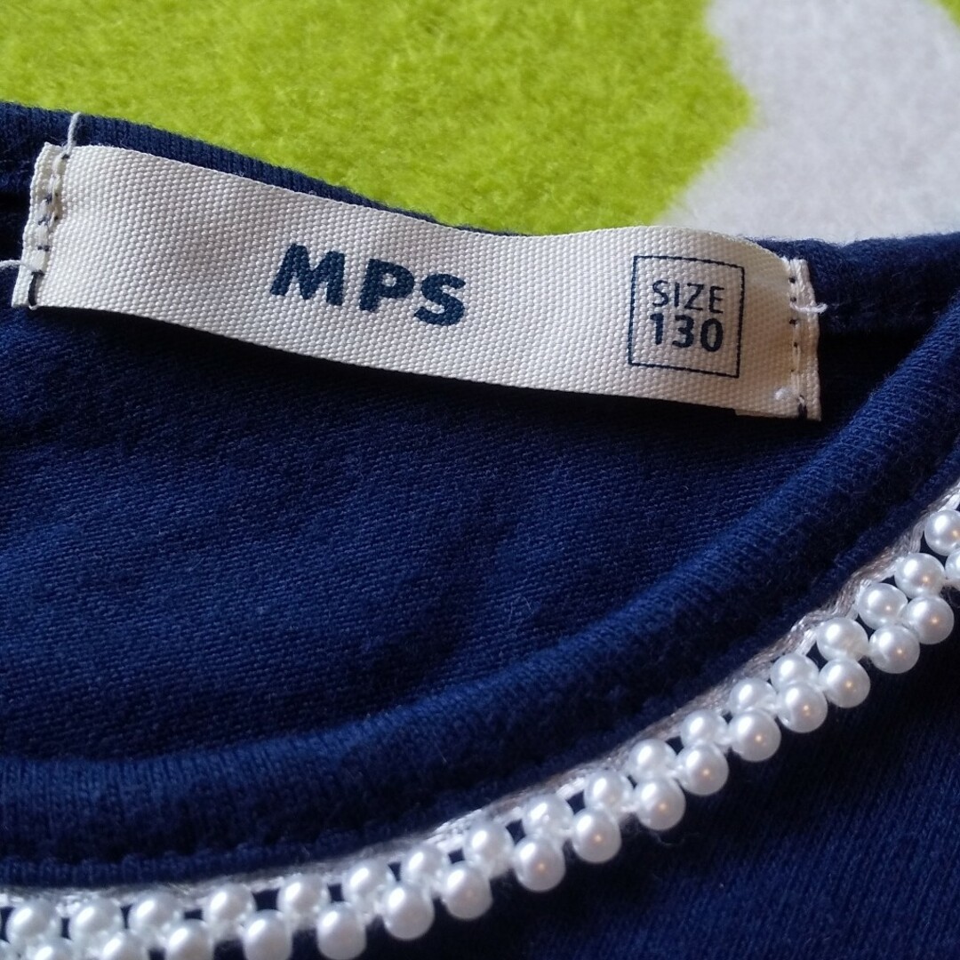 MPS(エムピーエス)のMPS裾チュールTシャツ キッズ/ベビー/マタニティのキッズ服女の子用(90cm~)(Tシャツ/カットソー)の商品写真