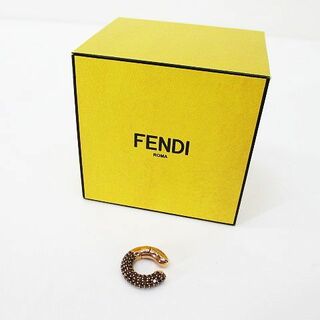 FENDI - フェンディ ウープス イヤーカフ ゴールド系 ラインストーン アクセサリー 