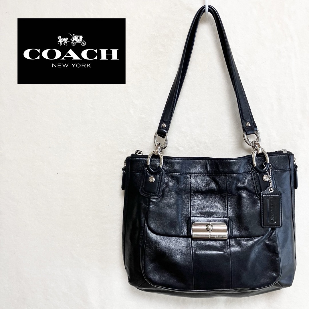 COACH(コーチ)のオールドコーチ レザー ショルダーバッグ トートバッグ クリスティン レディースのバッグ(トートバッグ)の商品写真