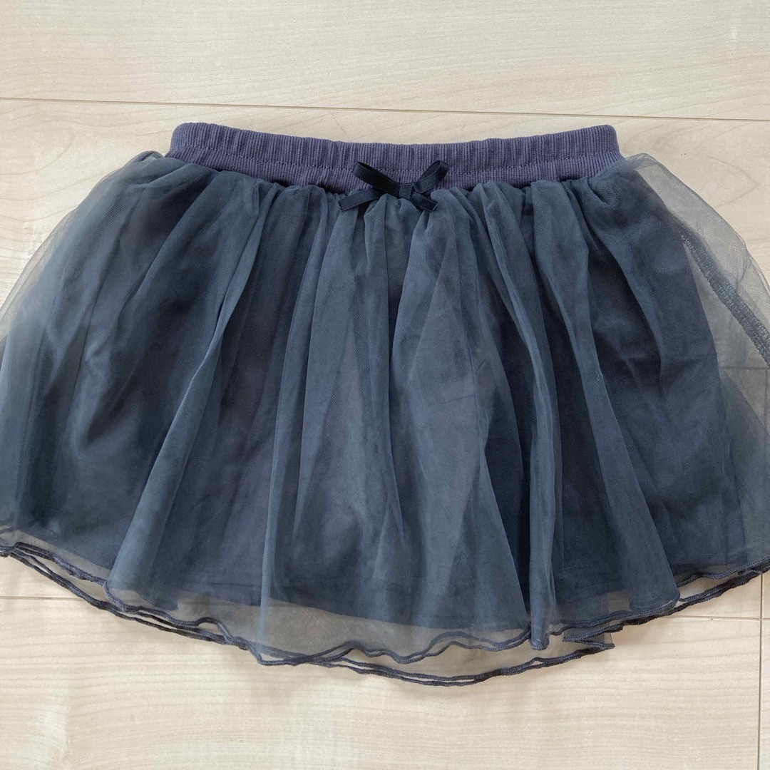 しまむら(シマムラ)のチュールスカート　120 テラ　エミュ キッズ/ベビー/マタニティのキッズ服女の子用(90cm~)(スカート)の商品写真