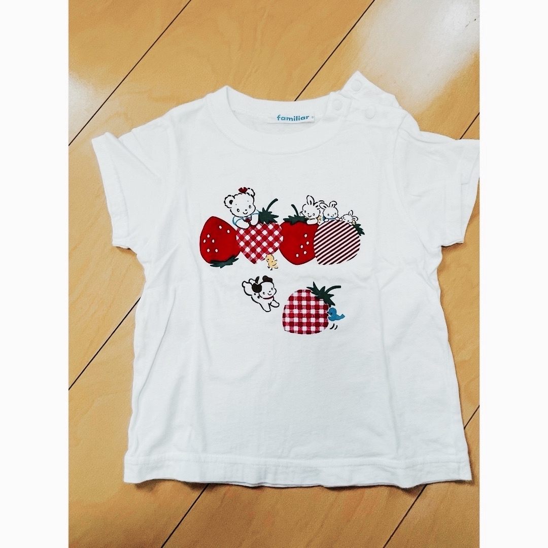 familiar(ファミリア)のファミリア　おはなしTシャツ キッズ/ベビー/マタニティのキッズ服女の子用(90cm~)(Tシャツ/カットソー)の商品写真