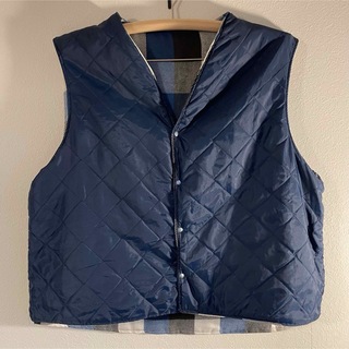 エルエルビーン(L.L.Bean)の【USA製】vintage quilting check vest(ベスト)