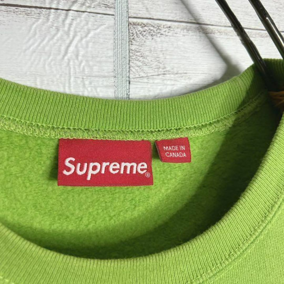 Supreme(シュプリーム)の【入手困難!!】シュプリーム ✈︎カナダ製 刺繍 トレーナー 肉厚 裏起毛 メンズのトップス(スウェット)の商品写真