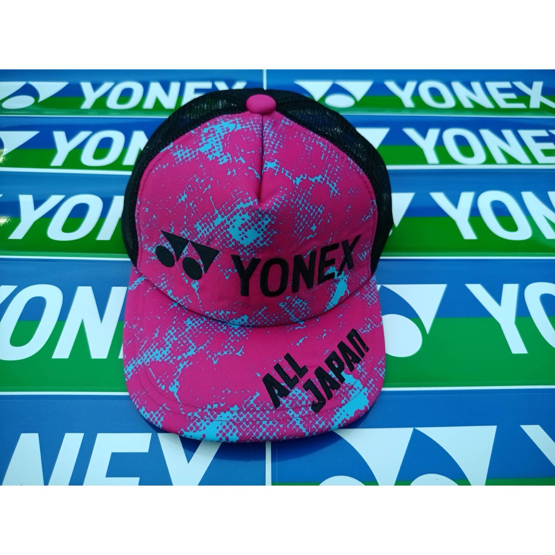 YONEX(ヨネックス)のYONEX'24年カタログ未掲載限定ALL JAPANメッシュキャップ(UNI) スポーツ/アウトドアのテニス(その他)の商品写真