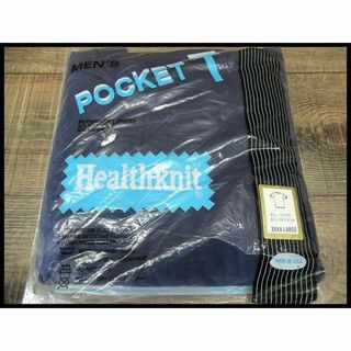 ヘルスニット(Healthknit)のG② 4XL 新品 デッドストック 70s 80s ヘルスニット Tシャツ 紺①(Tシャツ/カットソー(半袖/袖なし))