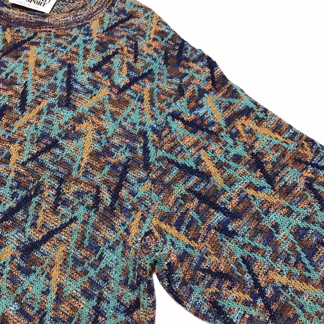 MISSONI(ミッソーニ)のミッソーニスポーツ 90's オーバーサイズプルオーバー ニット クルーネック メンズのトップス(ニット/セーター)の商品写真