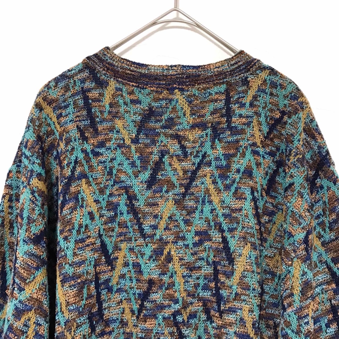 MISSONI(ミッソーニ)のミッソーニスポーツ 90's オーバーサイズプルオーバー ニット クルーネック メンズのトップス(ニット/セーター)の商品写真