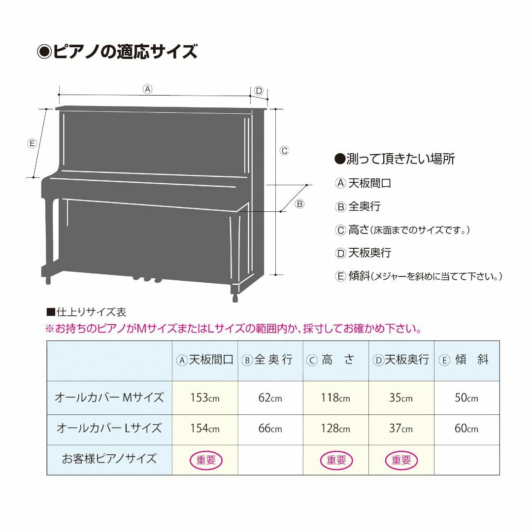 アルプス/アップライトピアノカバー(ジャガードタイプ)A-RF/Lサイズ キッズ/ベビー/マタニティのおもちゃ(楽器のおもちゃ)の商品写真