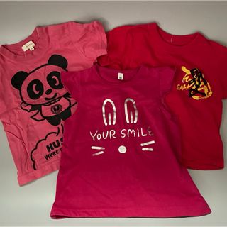 ハッシュアッシュ(HusHush)の【激安】90-95サイズ女の子トップス3枚セット(Tシャツ/カットソー)