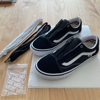 ヴァンズ(VANS)のVANS SHOES SKATE OLD SKOOL 黒／白(スニーカー)