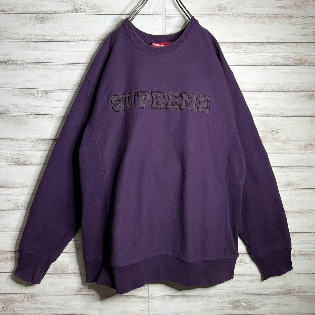 Supreme(シュプリーム)の【入手困難!!】シュプリーム ✈︎カナダ製 刺繍 初期 トレーナー 肉厚 裏起毛 メンズのトップス(スウェット)の商品写真