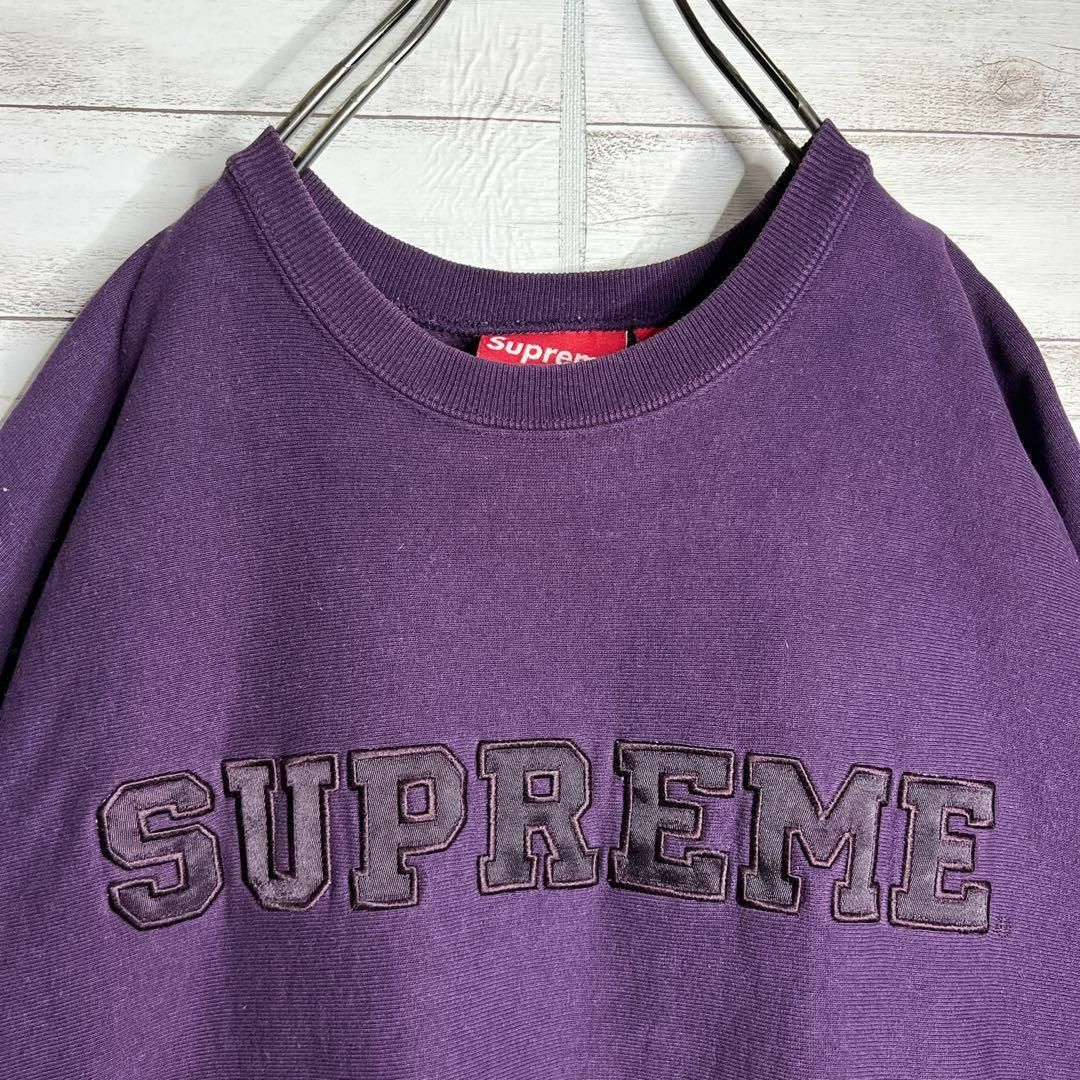 Supreme(シュプリーム)の【入手困難!!】シュプリーム ✈︎カナダ製 刺繍 初期 トレーナー 肉厚 裏起毛 メンズのトップス(スウェット)の商品写真