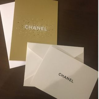 シャネル(CHANEL)のメッセージカード　シャネル　CHANEL 封筒　ホリデー　クリスマス(ノベルティグッズ)