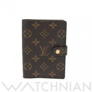 LOUIS VUITTON - 中古 ルイ ヴィトン LOUIS VUITTON R20005 CA0062 ユニセックス 手帳カバー モノグラム ブラウン モノグラムキャンバス