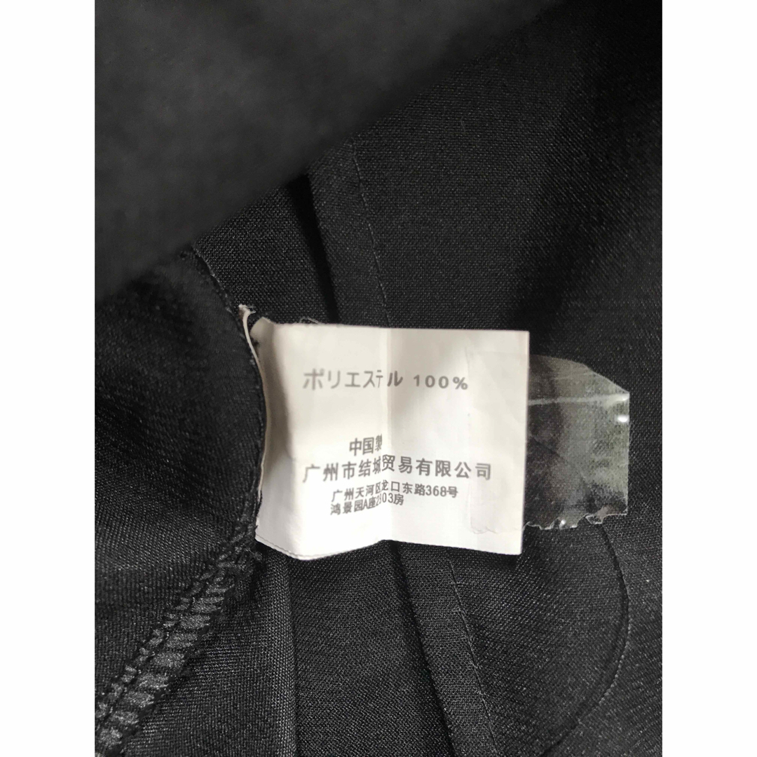 黒フリルブラウスM レディースのトップス(シャツ/ブラウス(長袖/七分))の商品写真